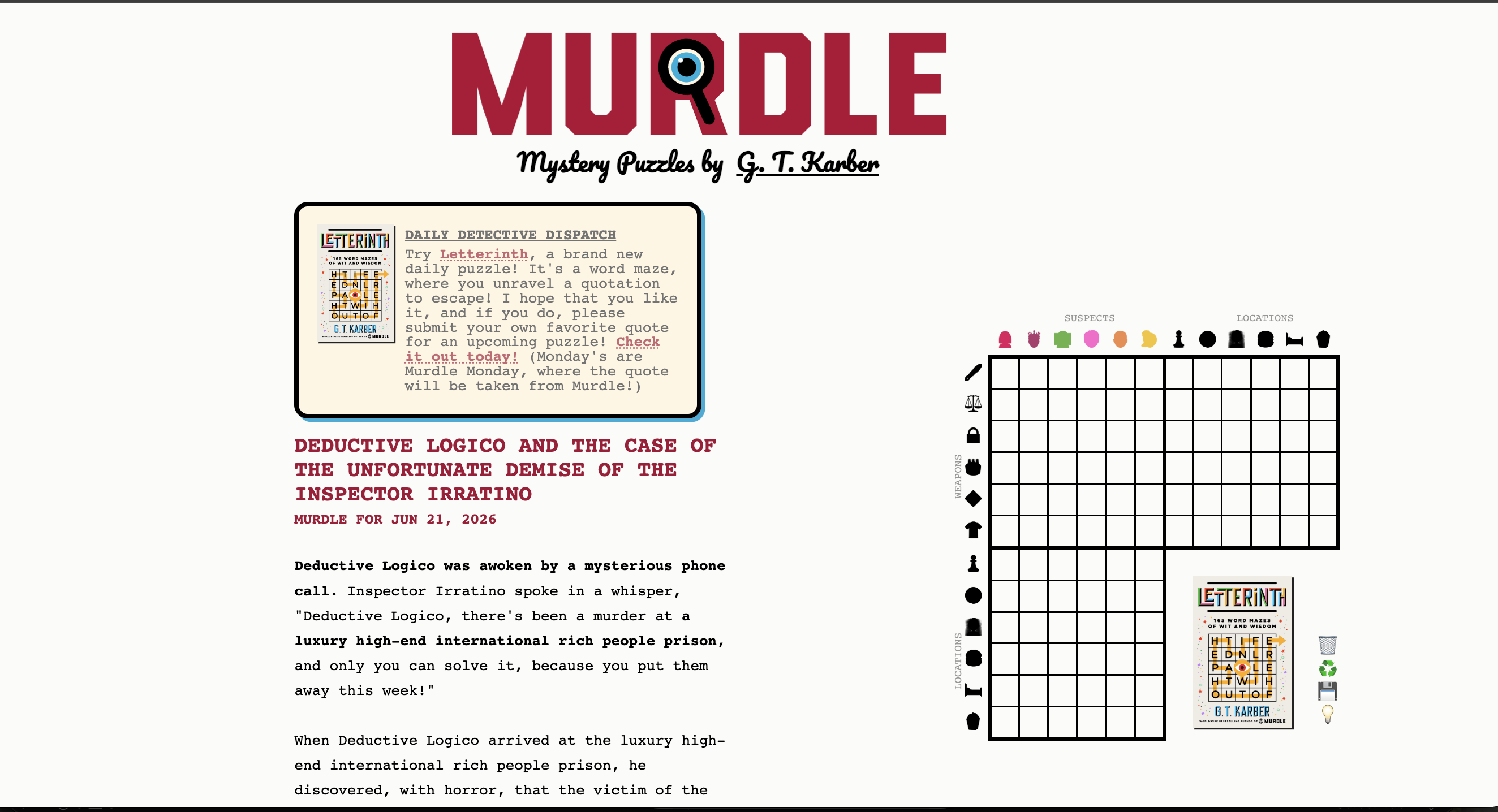 Murdle App